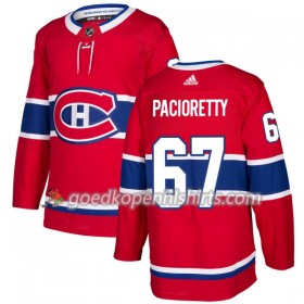 Montreal Canadiens Max Pacioretty 67 Adidas 2017-2018 Rood Authentic Shirt - Mannen